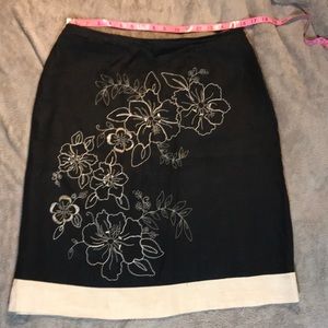 100% Linen Size 12 Skirt